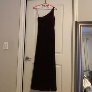 Jenny Yoo Maroon Bridesmaid Dress